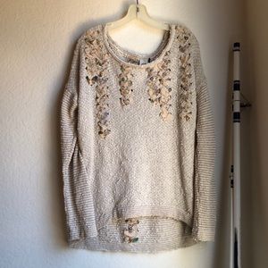 Boho light sweater